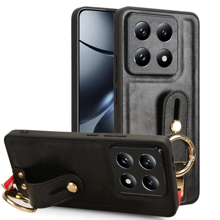 Wristband Leather Back Phone Case