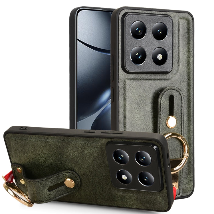 Wristband Leather Back Phone Case