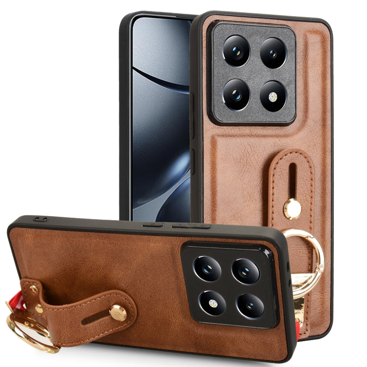 Wristband Leather Back Phone Case