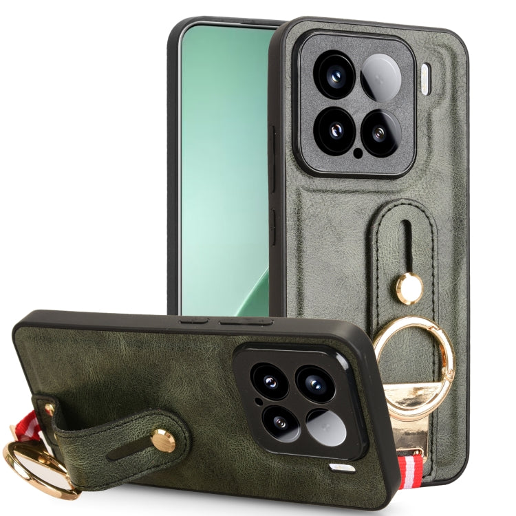 Wristband Leather Back Phone Case