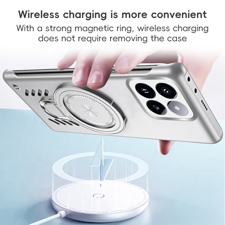 Ice Sense Series Graphene Cooling MagSafe Holder Phone Case, For Xiaomi 14
