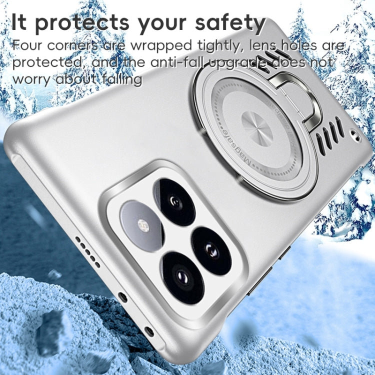 Ice Sense Series Graphene Cooling MagSafe Holder Phone Case, For Xiaomi 14