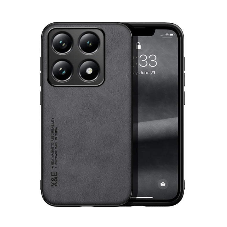 Skin Feel Magnetic Leather Back Phone Case, For Xiaomi  15S Pro, For Xiaomi 15 Ultra, For Xiaomi Poco M7 Pro 5G, For Xiaomi 15 Pro, For Xiaomi 15, For Xiaomi 14T Pro