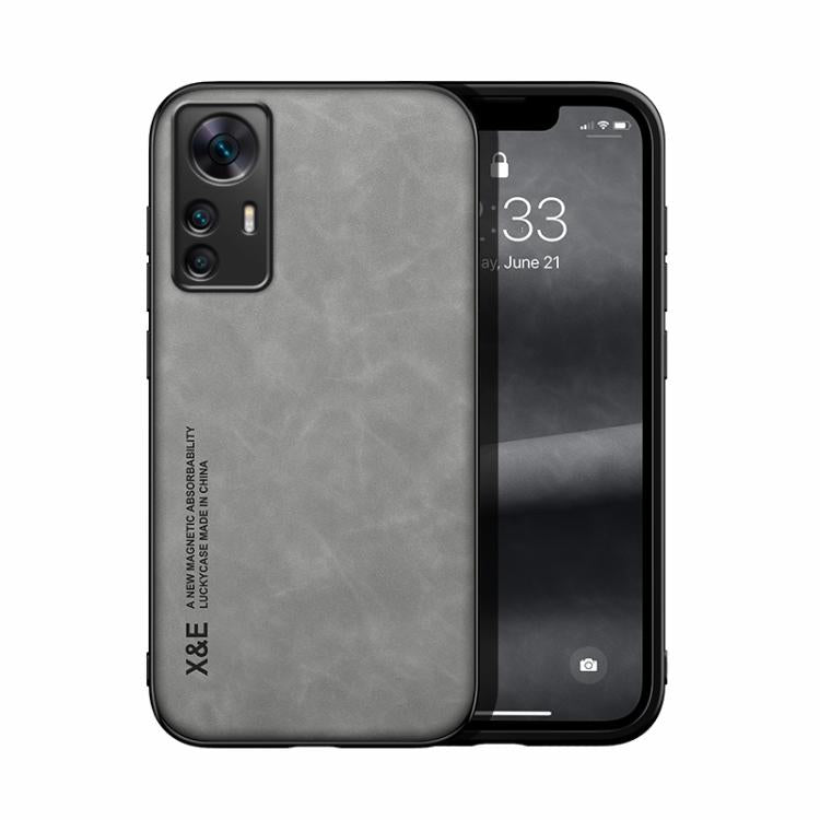 Skin Feel Magnetic Leather Back Phone Case