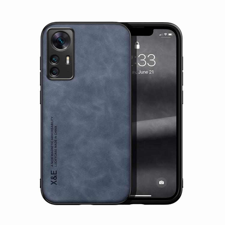 Skin Feel Magnetic Leather Back Phone Case