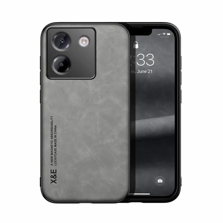 Skin Feel Magnetic Leather Back Phone Case