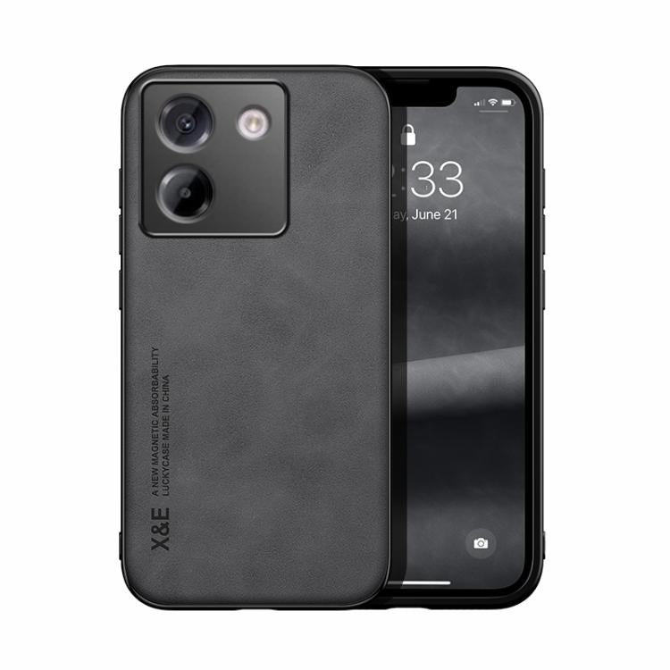 Skin Feel Magnetic Leather Back Phone Case
