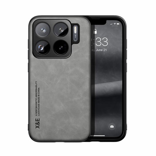 Skin Feel Magnetic Leather Back Phone Case