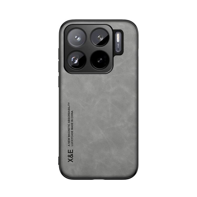 Skin Feel Magnetic Leather Back Phone Case