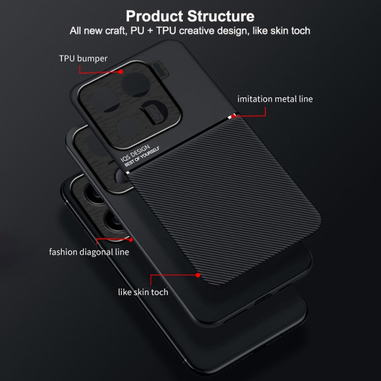 Classic Tilt Strip Grain Magnetic PC Hybrid TPU Phone Case, For Xiaomi 15 Pro, For Xiaomi 15, For Xiaomi 14T Pro, For Xiaomi 14T