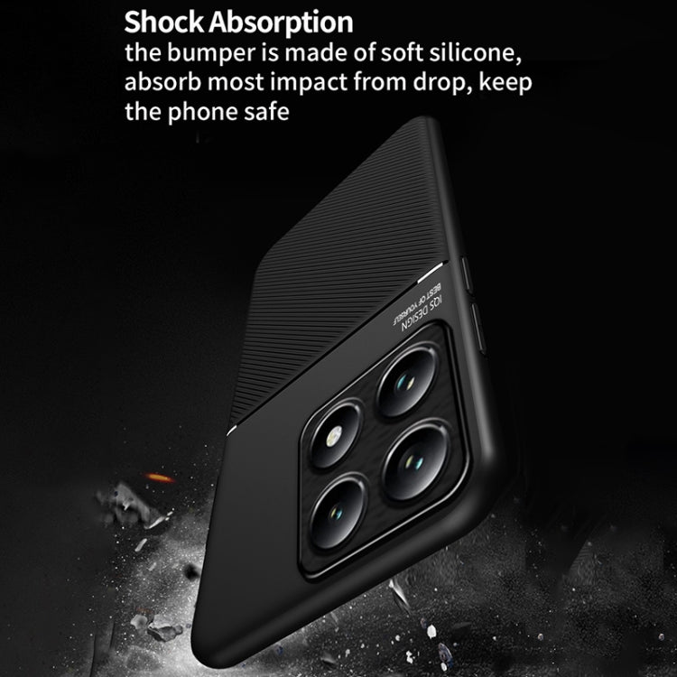 Classic Tilt Strip Grain Magnetic PC Hybrid TPU Phone Case