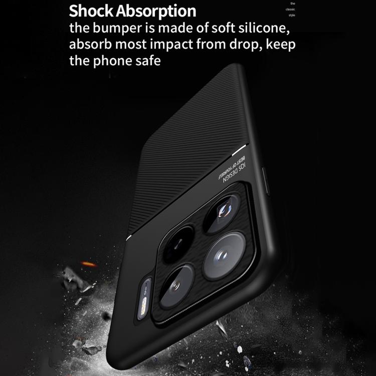 Classic Tilt Strip Grain Magnetic PC Hybrid TPU Phone Case