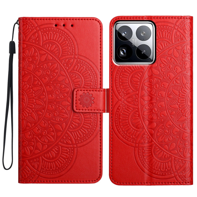 Flower Embossed Leather Phone Case