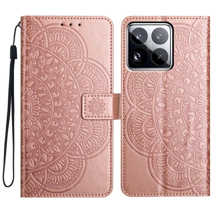 Flower Embossed Leather Phone Case
