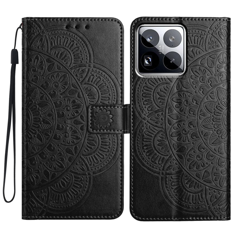 Flower Embossed Leather Phone Case