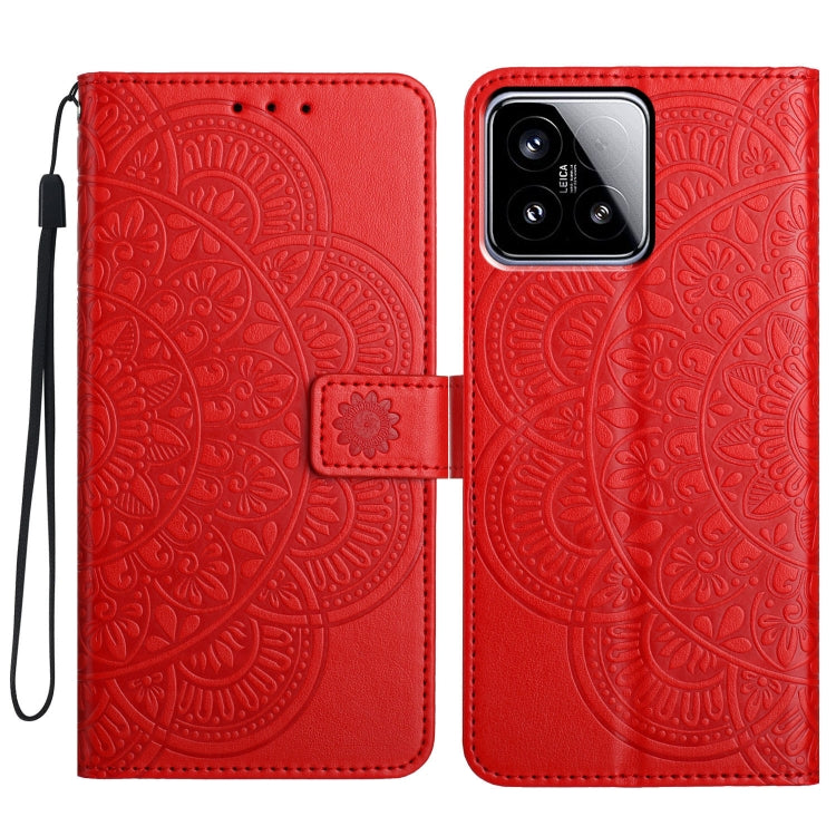 Flower Embossed Leather Phone Case