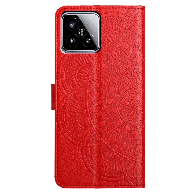 Flower Embossed Leather Phone Case