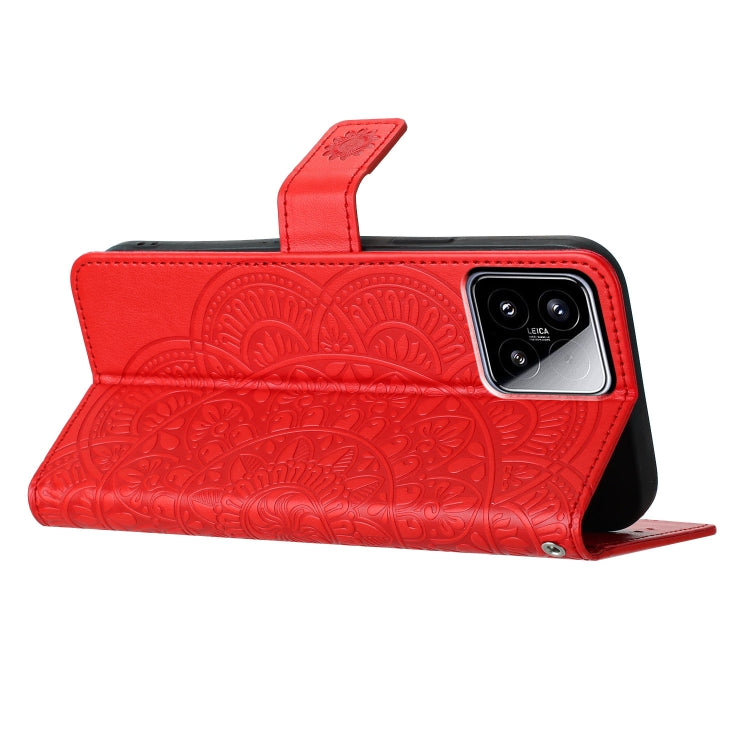 Flower Embossed Leather Phone Case