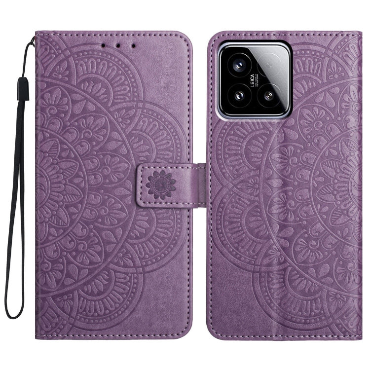 Flower Embossed Leather Phone Case