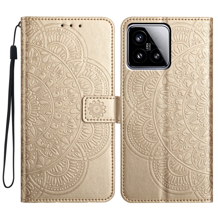 Flower Embossed Leather Phone Case