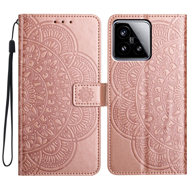 Flower Embossed Leather Phone Case