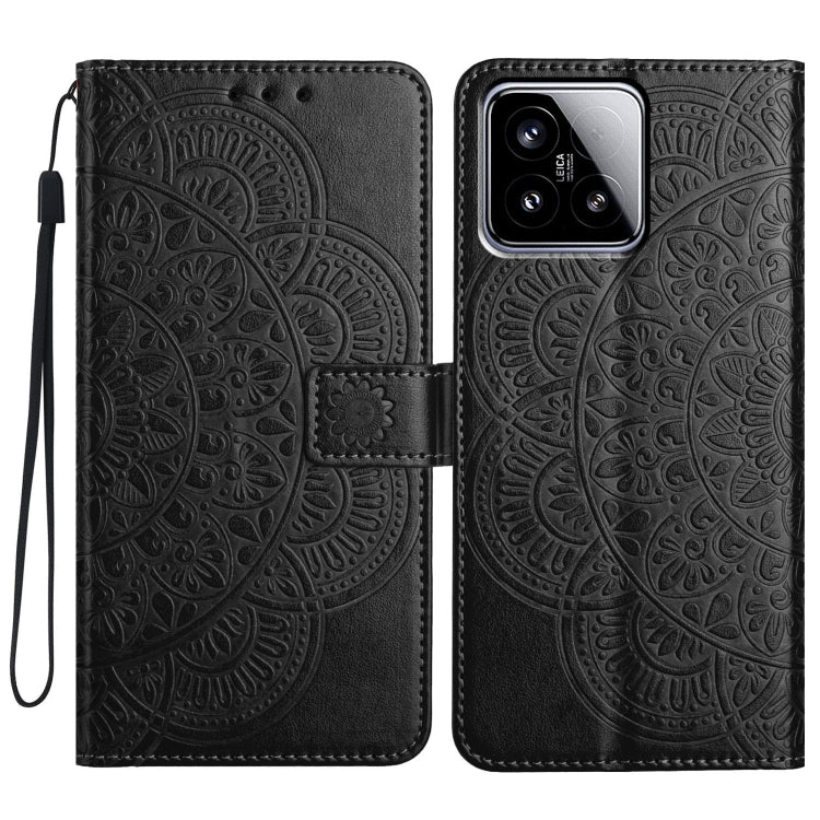 Flower Embossed Leather Phone Case