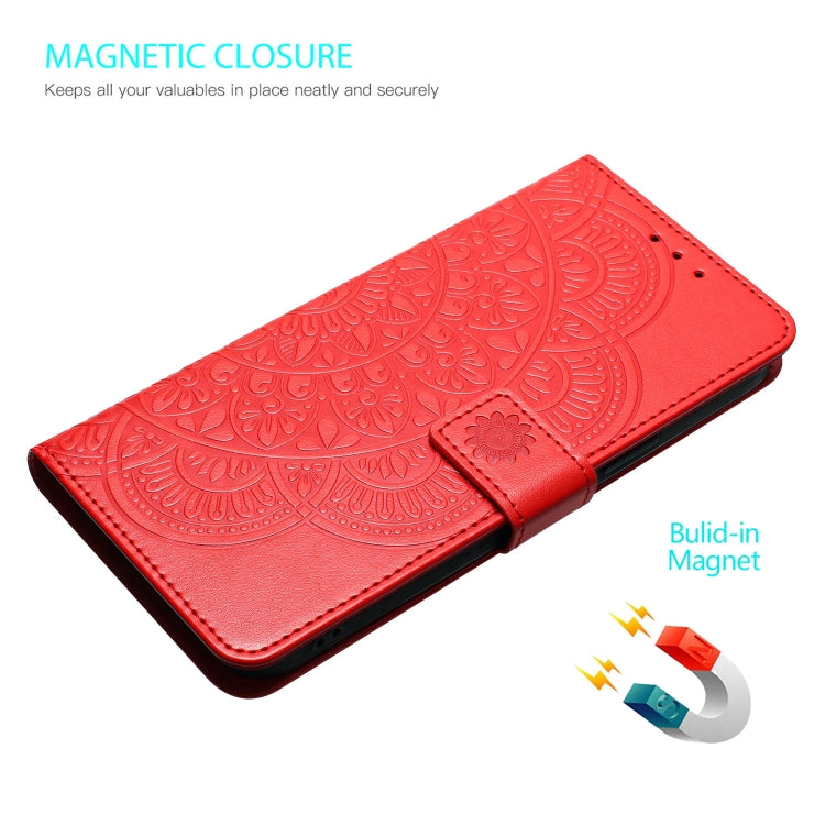 Flower Embossed Leather Phone Case