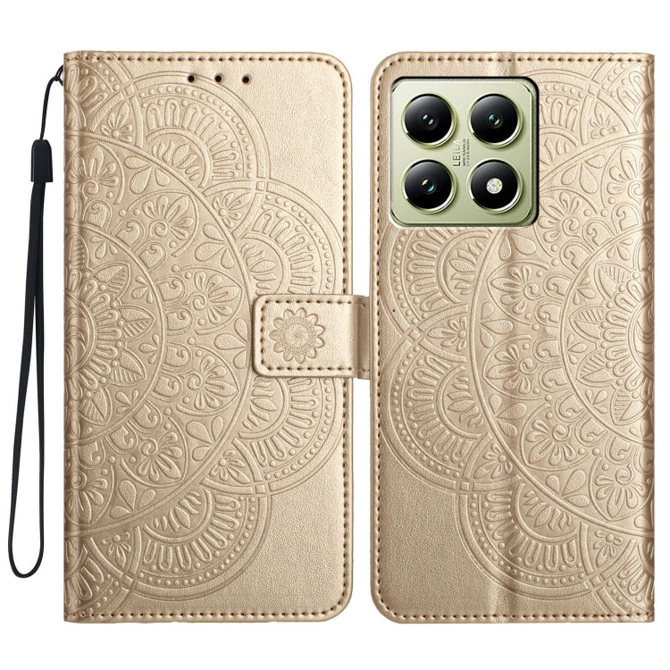 Flower Embossed Leather Phone Case