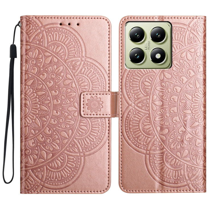 Flower Embossed Leather Phone Case