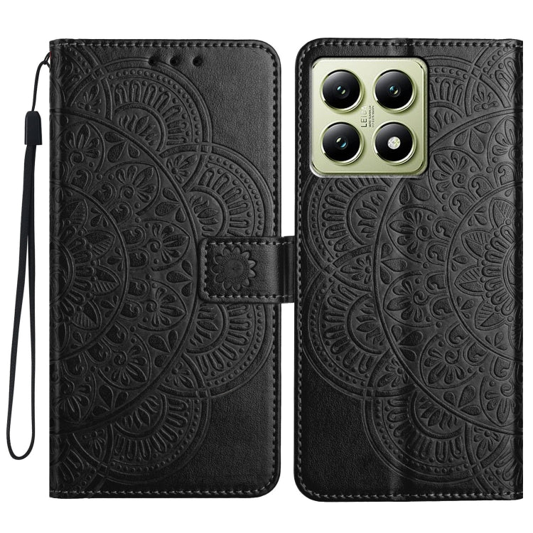 Flower Embossed Leather Phone Case
