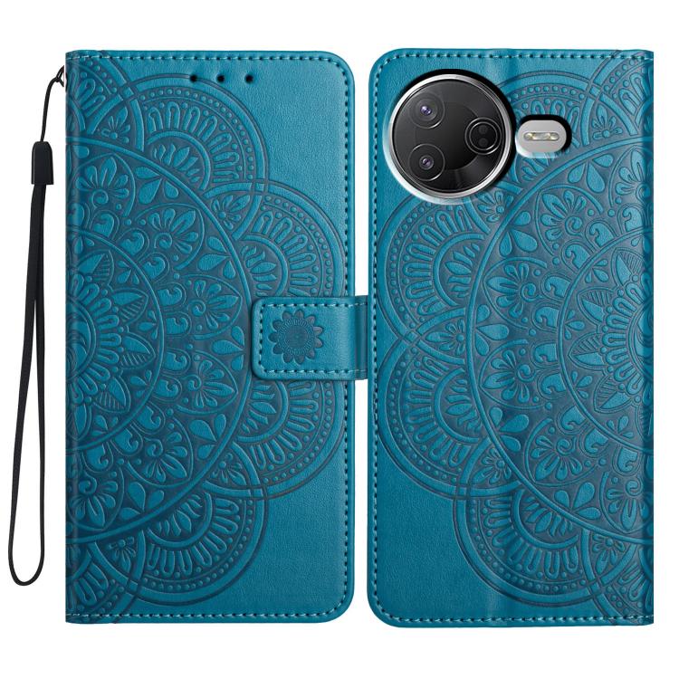Flower Embossed Leather Phone Case