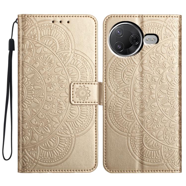 Flower Embossed Leather Phone Case