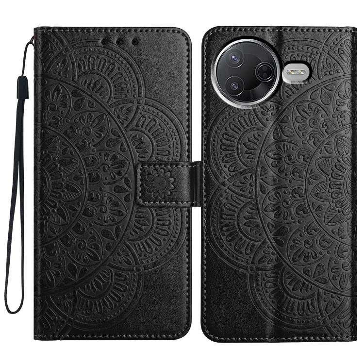 Flower Embossed Leather Phone Case
