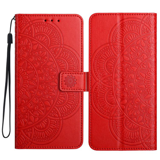 Flower Embossed Leather Phone Case