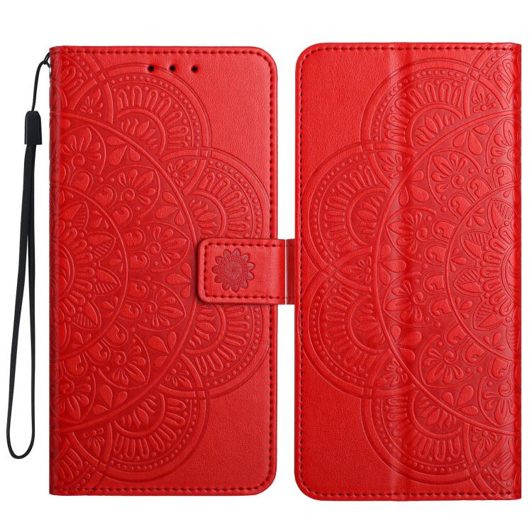 Flower Embossed Leather Phone Case