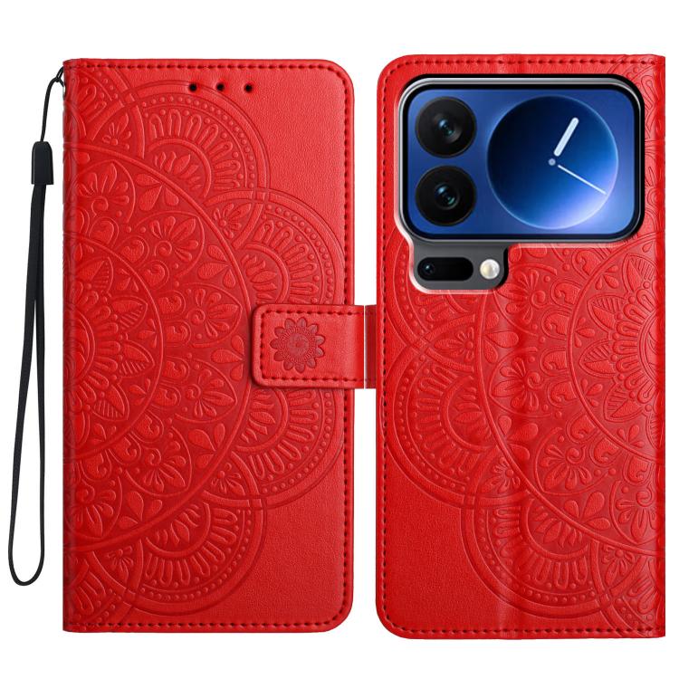 Flower Embossed Leather Phone Case, For Xiaomi 17 Pro Max, For Xiaomi 17 Pro, For Xiaomi 17, For Xiaomi 15T Pro 5G