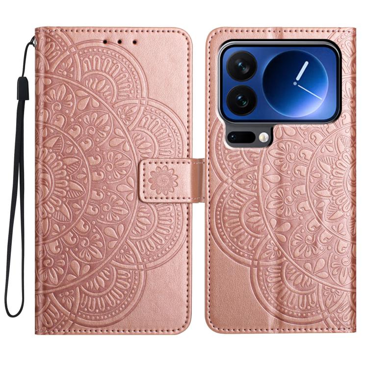 Flower Embossed Leather Phone Case, For Xiaomi 17 Pro Max, For Xiaomi 17 Pro, For Xiaomi 17, For Xiaomi 15T Pro 5G