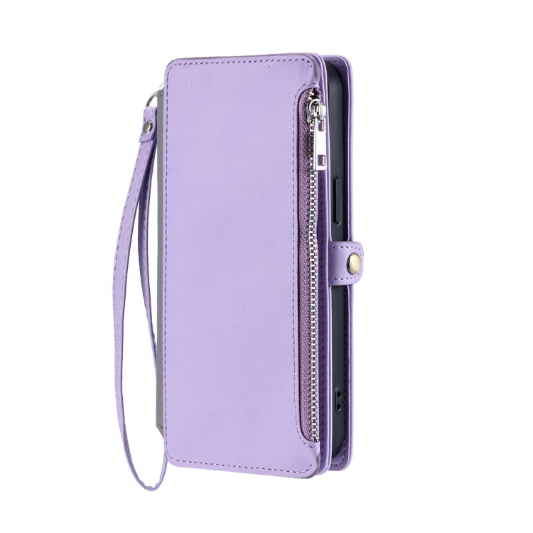 Leather Stitching Multi-card Slot Zipper Phone Case, For Xiaomi 15 Pro, For Xiaomi 15