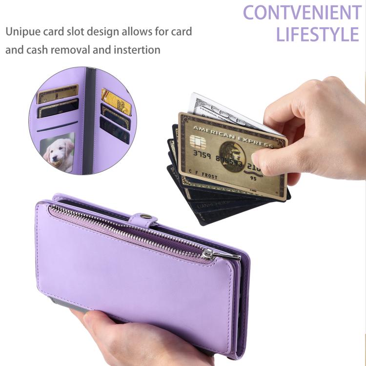 Leather Stitching Multi-card Slot Zipper Phone Case, For Xiaomi 15T Pro, For Xiaomi 15 Pro, For Xiaomi 15