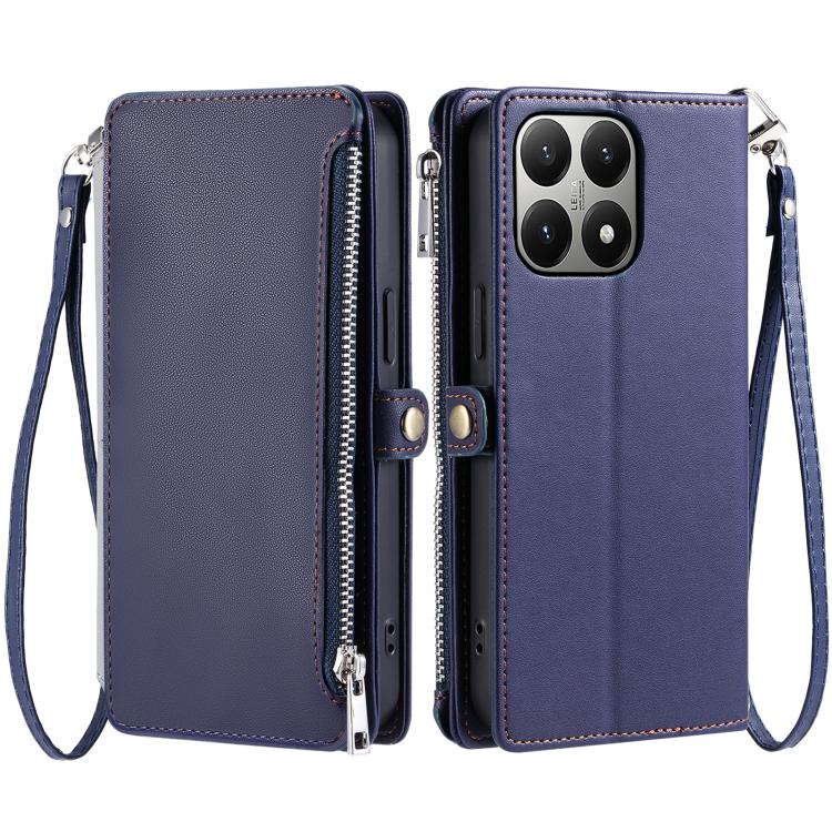 Leather Stitching Multi-card Slot Zipper Phone Case, For Xiaomi 15T Pro, For Xiaomi 15 Pro, For Xiaomi 15