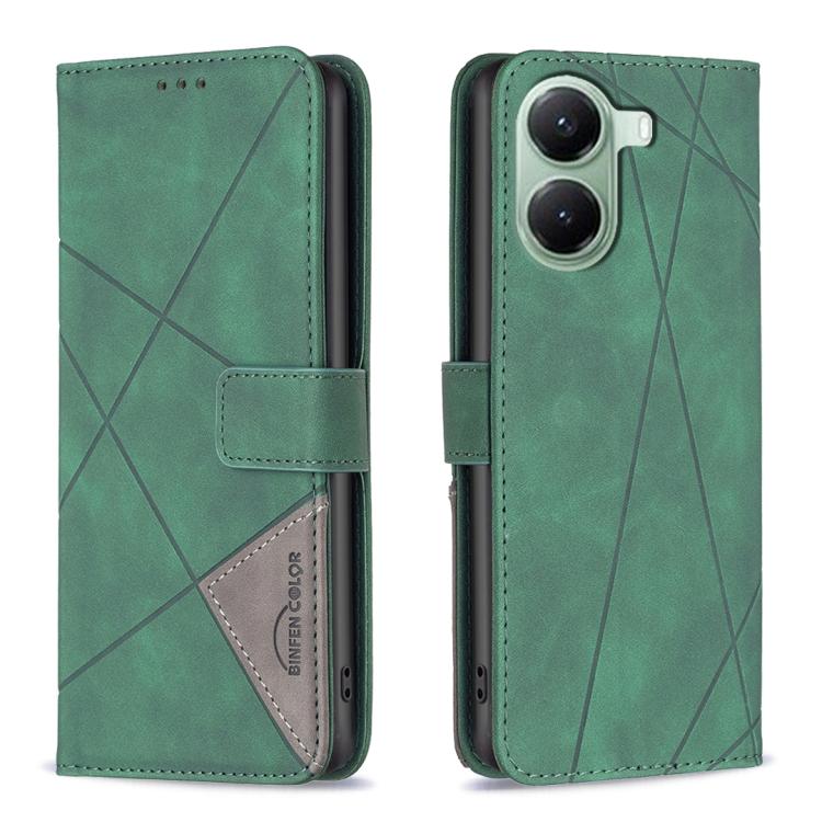 Magnetic Buckle Rhombus Texture Leather Phone Case, For Xiaomi Poco X7 Pro, For Xiaomi 15 Pro, For Xiaomi 15