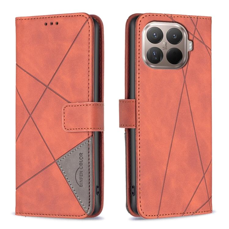 Magnetic Buckle Rhombus Texture Leather Phone Case, For Xiaomi Poco M7 4G 169mm, For Xiaomi 15T Pro 5G, For Xiaomi 15T 5G, For Xiaomi Poco F7 5G Global