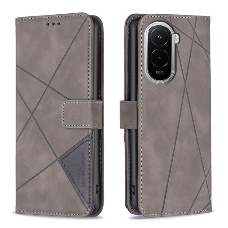 Magnetic Buckle Rhombus Texture Leather Phone Case, For Xiaomi Poco M7 4G 169mm, For Xiaomi 15T Pro 5G, For Xiaomi 15T 5G, For Xiaomi Poco F7 5G Global