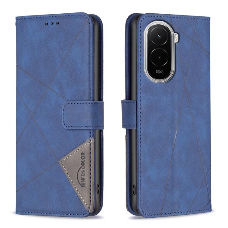 Magnetic Buckle Rhombus Texture Leather Phone Case, For Xiaomi Poco M7 4G 169mm, For Xiaomi 15T Pro 5G, For Xiaomi 15T 5G, For Xiaomi Poco F7 5G Global