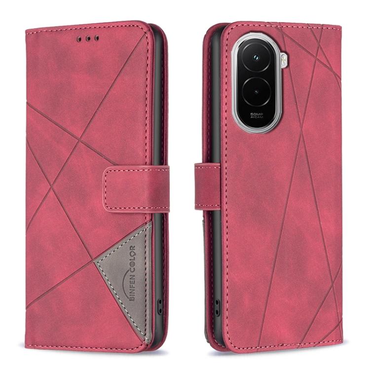 Magnetic Buckle Rhombus Texture Leather Phone Case, For Xiaomi Poco M7 4G 169mm, For Xiaomi 15T Pro 5G, For Xiaomi 15T 5G, For Xiaomi Poco F7 5G Global