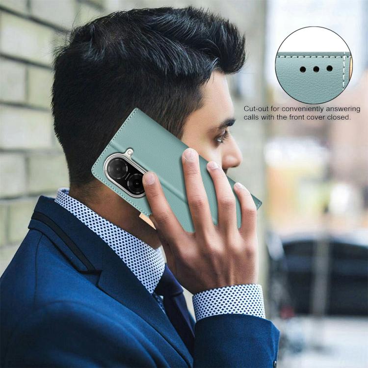 Color Matching RFID Anti-theft Leather Phone Case