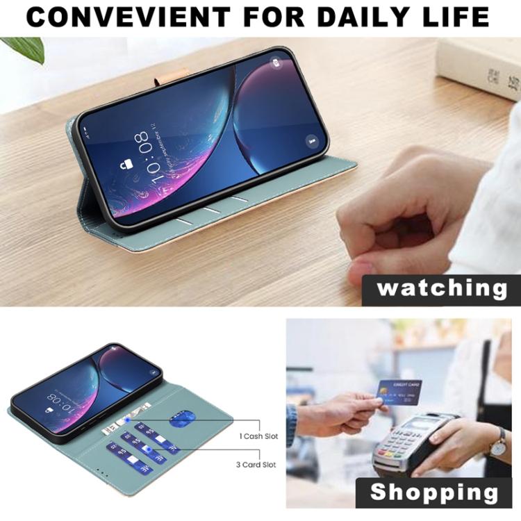 Color Matching RFID Anti-theft Leather Phone Case, For Xiaomi Poco M7 4G 169mm, For Xiaomi 15T Pro 5G, For Xiaomi 15T 5G, For Xiaomi Poco F7 5G Global