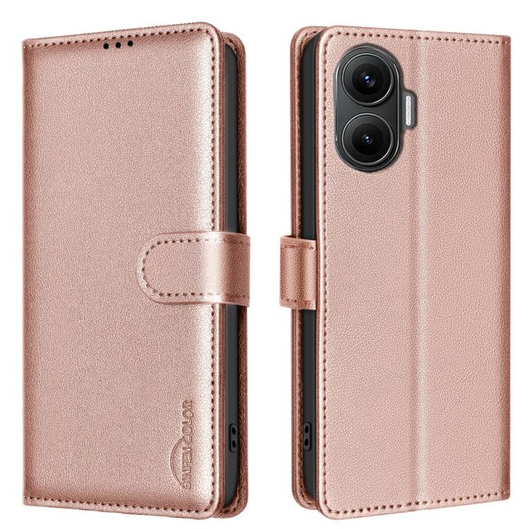 Litchi Texture RFID Anti-theft Leather Phone Case, For Xiaomi Poco M7 4G 169mm, For Xiaomi 15T Pro 5G, For Xiaomi 15T 5G, For Xiaomi Poco F7 5G Global