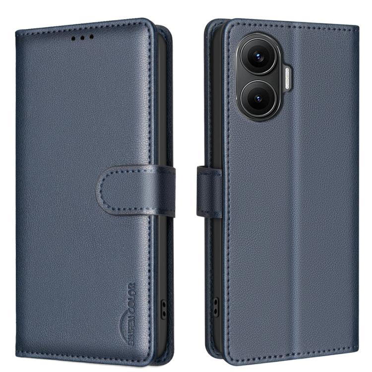 Litchi Texture RFID Anti-theft Leather Phone Case, For Xiaomi Poco M7 4G 169mm, For Xiaomi 15T Pro 5G, For Xiaomi 15T 5G, For Xiaomi Poco F7 5G Global