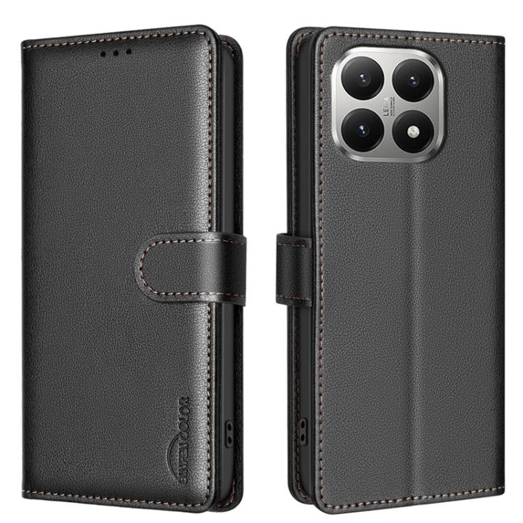 Litchi Texture RFID Anti-theft Leather Phone Case, For Xiaomi Poco M7 4G 169mm, For Xiaomi 15T Pro 5G, For Xiaomi 15T 5G, For Xiaomi Poco F7 5G Global